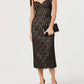 Astr - Donne Floral Lace Midi Dress