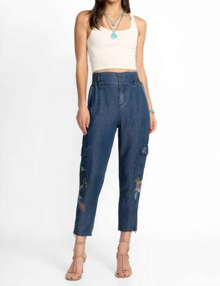 Johnny Was - SMOCKED CARGO PANT JANE