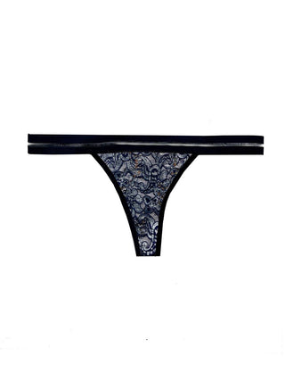 Titov - Women's Lace Floral Pattern Thong