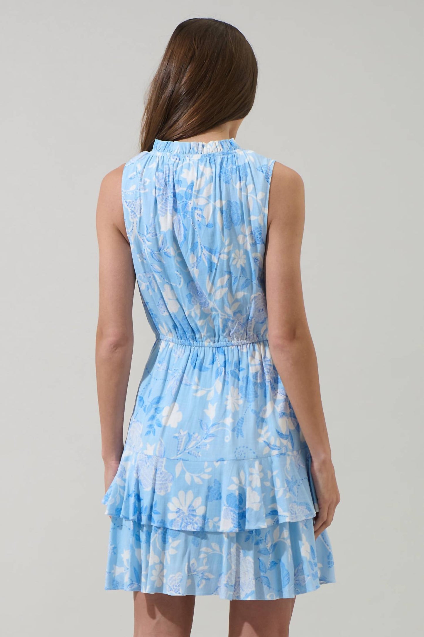 Sugarlips - Seraphina Floral Mindi Ruffle Mini Dress