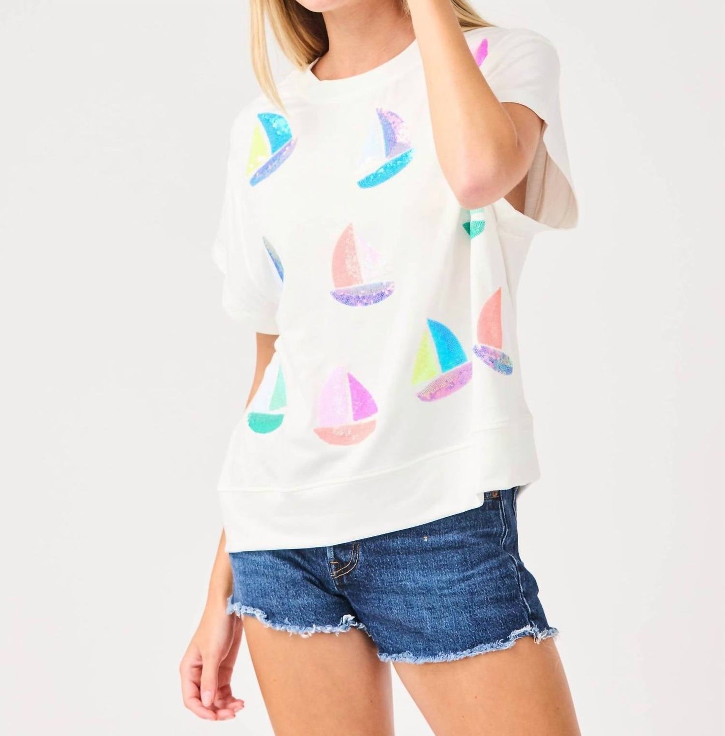 Mary Square - Emily Short Sleeve Top