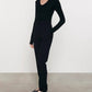 Enza Costa - Rib Bold Long Sleeve U Neck