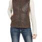 Cripple Creek - Zip Front Cotton Vest With Concealed Carry Pocket