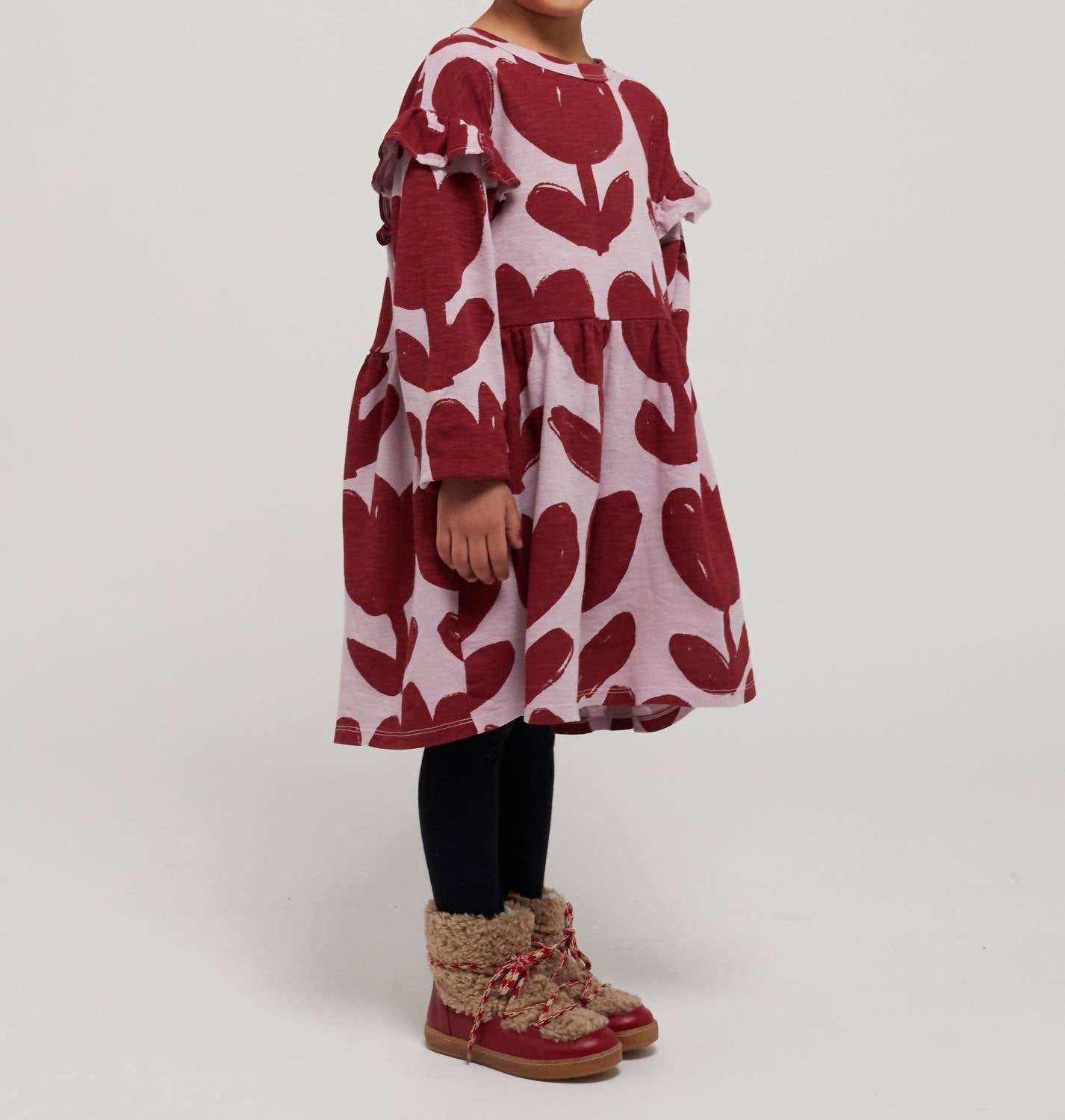 Bobo Choses - Retro Flowers All Over Ruffle Dress