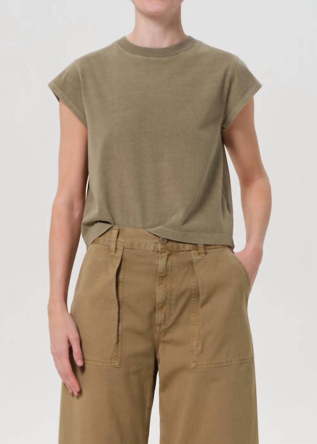 Agolde - Bryce Cap Sleeve Tee