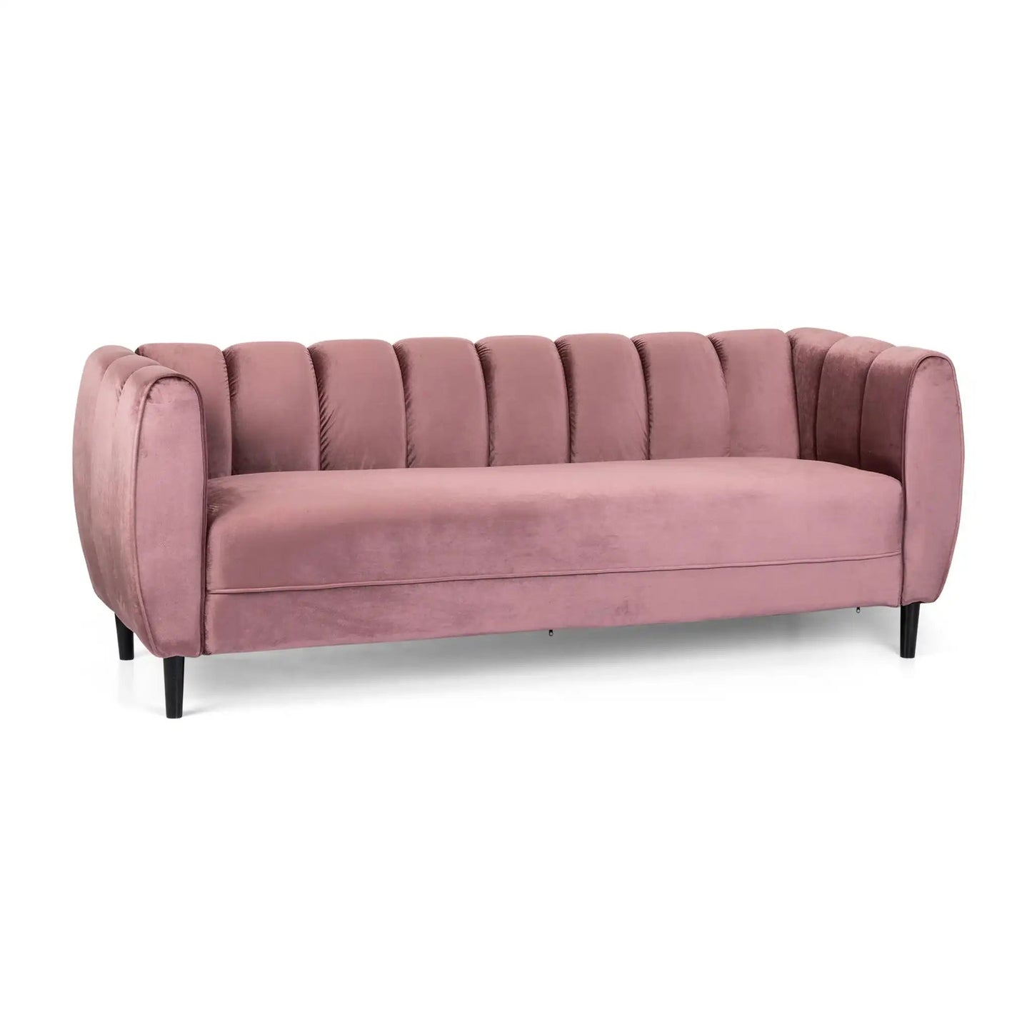 Miranda Modern Glam Velvet 3 Seater Sofa