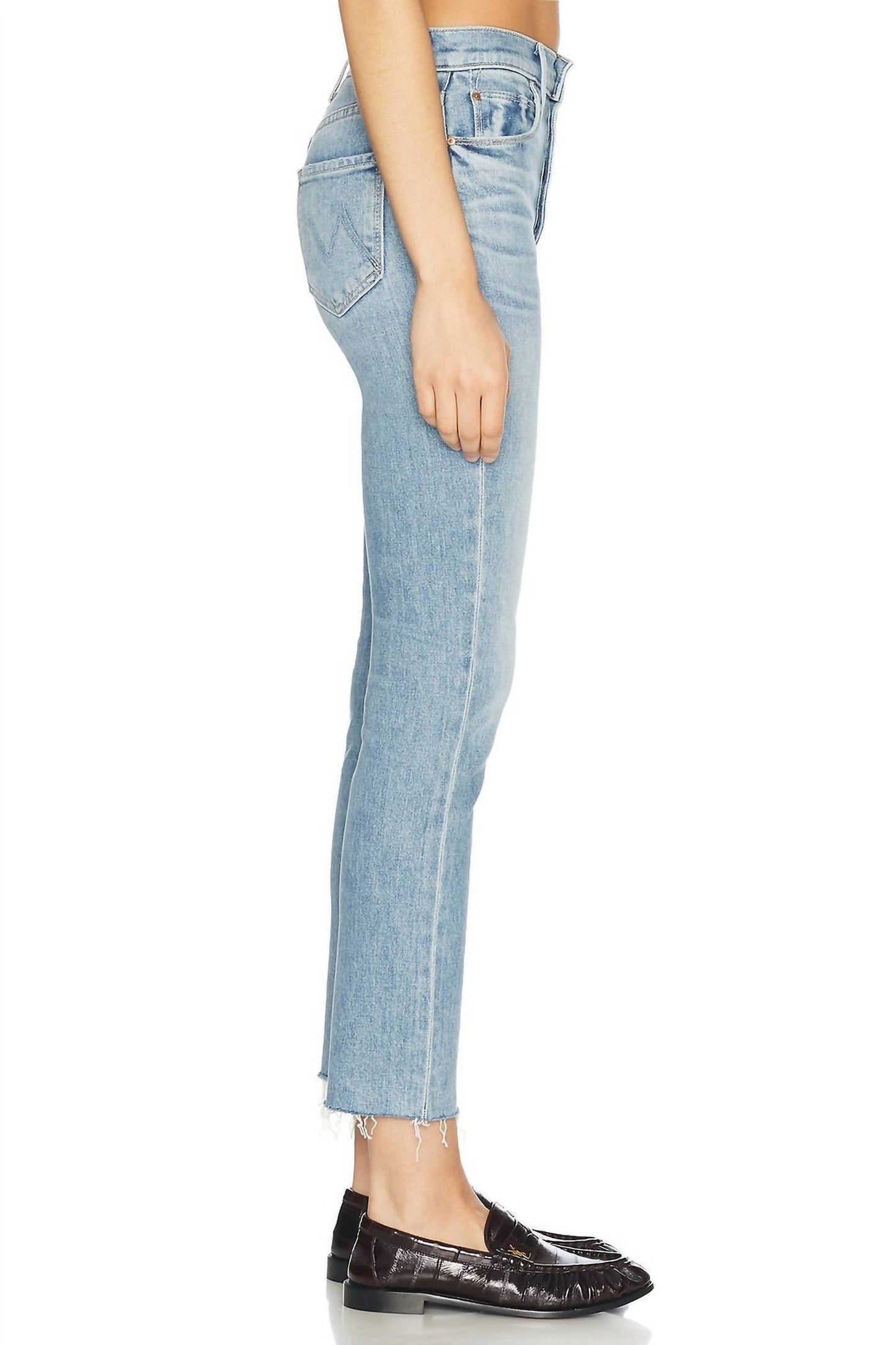 Mother - Skinny Pixie Dazzler Ankle Fray Jeans