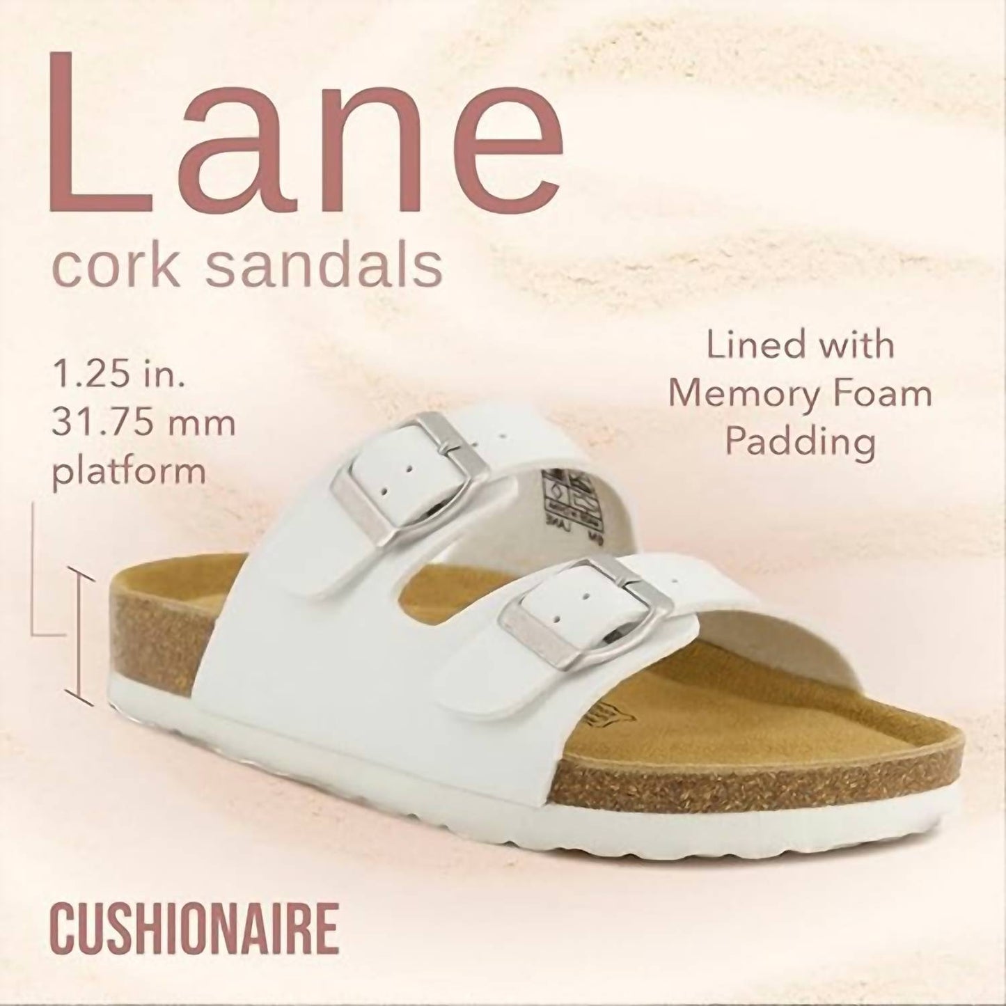 Cushionaire - Women's Luna Crossover Toe Strap Sandals