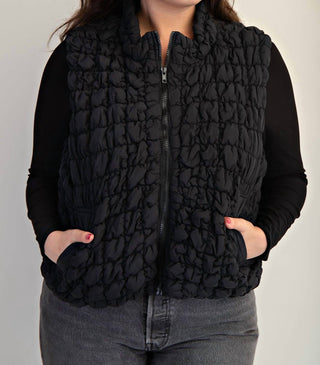 The Curve La - Plus Size Quilted Puffer Vest