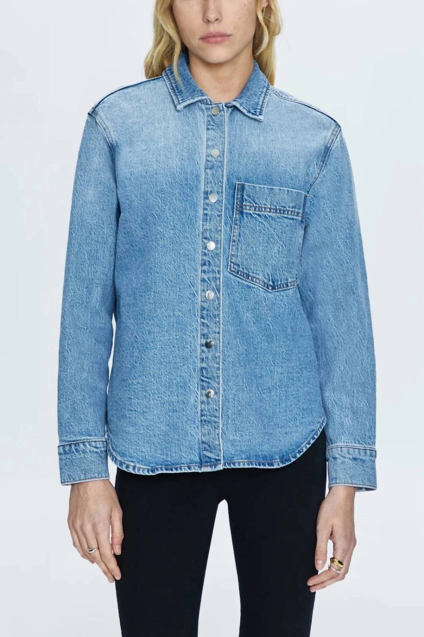 Pistola - Liv Long Sleeve Denim Shirt