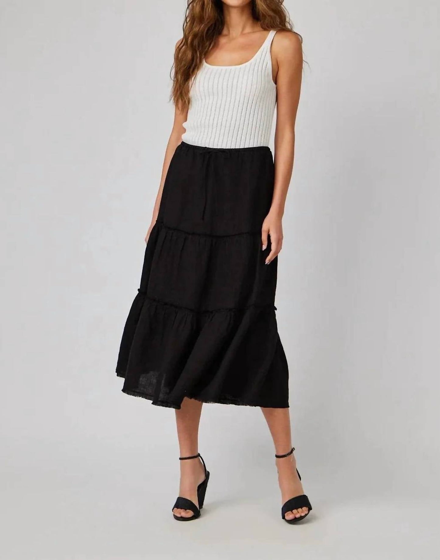 Bella Dahl - Women's Smocked Waist Gathered Skirt