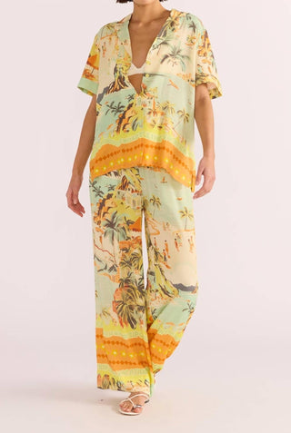 Minkpink - Vacanza High Waist Wide Leg Pant