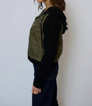 Central Park West - BRADY HOODED SWEATER SLEEVE JACKET