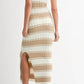 Mable - Striped Midi Dress
