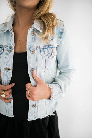 Falcon Park - Zoey Distressed Denim Light Wash