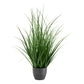 23" Tall Artificial Grass Plant – Indoor Faux Table Decor