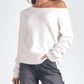 Elan - Angela Off the Shoulder Sweater Top
