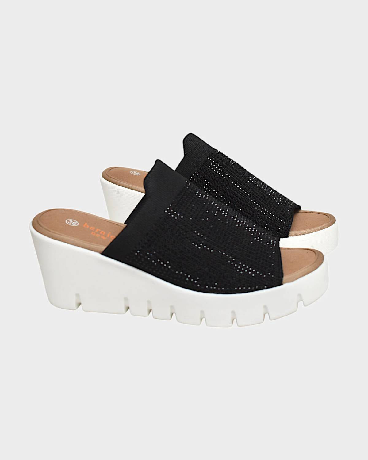 Bernie Mev - Women's Venti Crystals Slip On Sandal