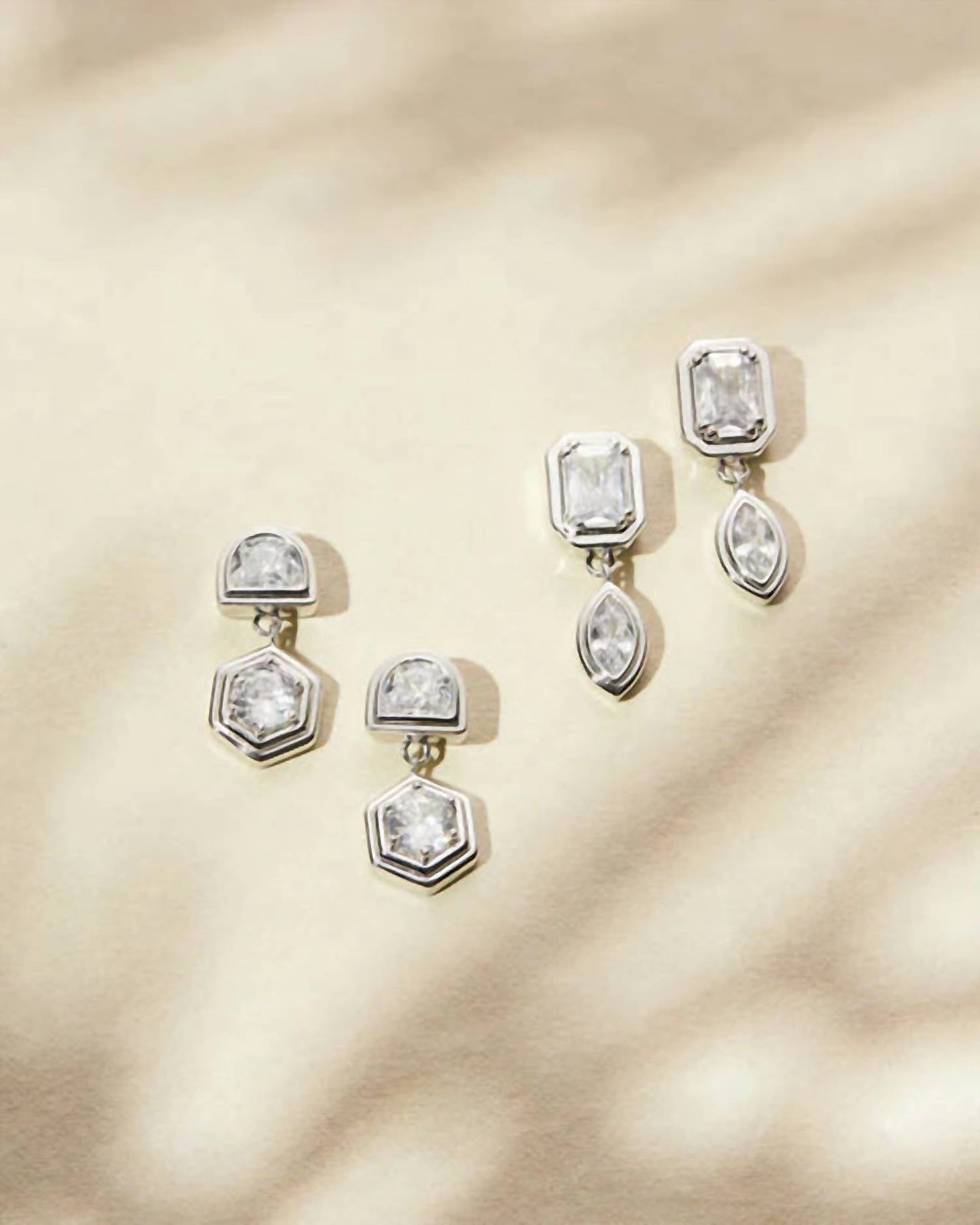 Luv Aj - Women's Star Bezel Studs Set