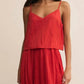 Z Supply - Fiore Crinkle Satin Tank Top