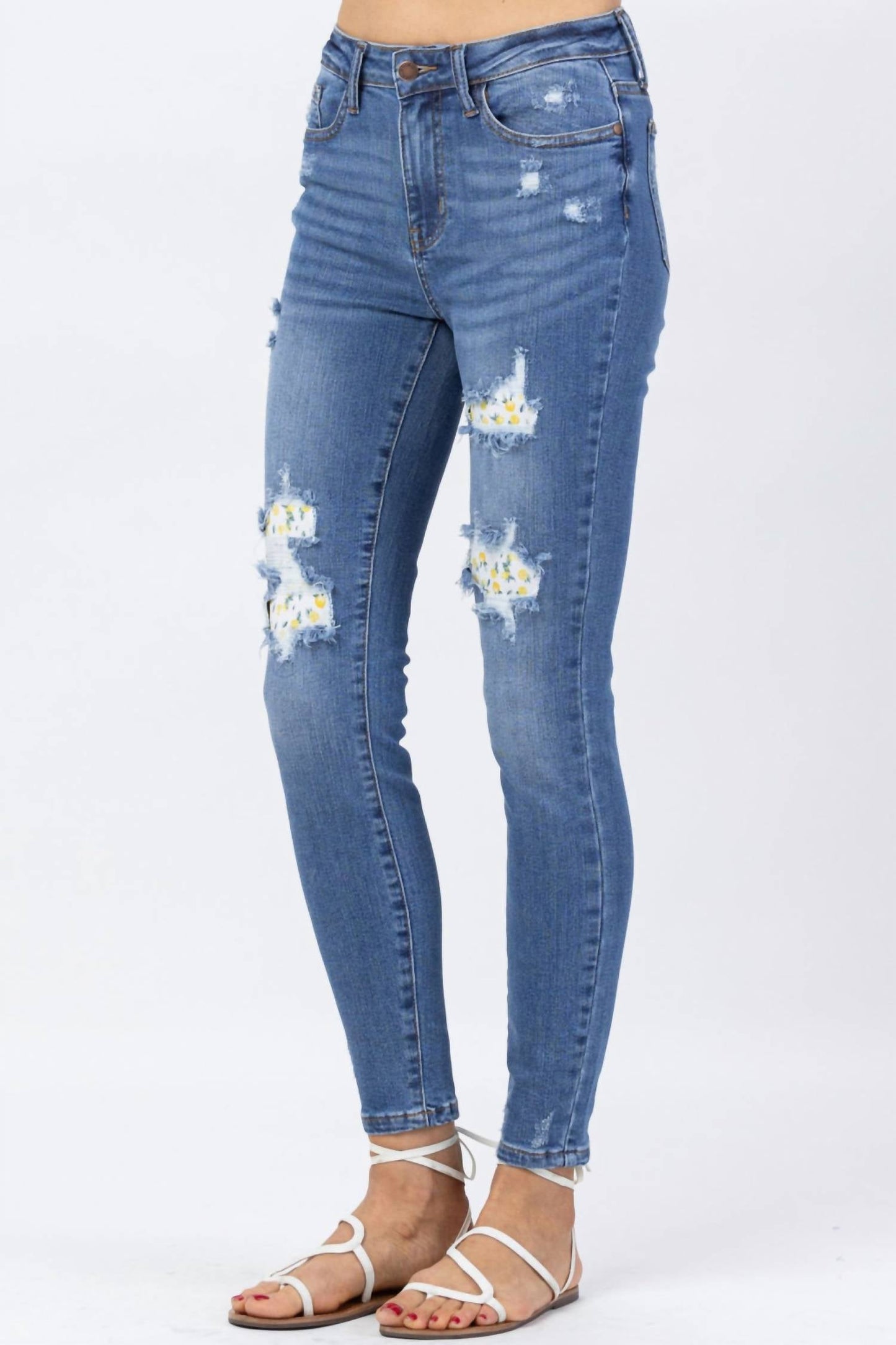 Judy Blue - Lemon Patch High Waist Skinny Jean