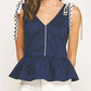 Strut & Bolt - Scallop Embroidery Sleeveless Top