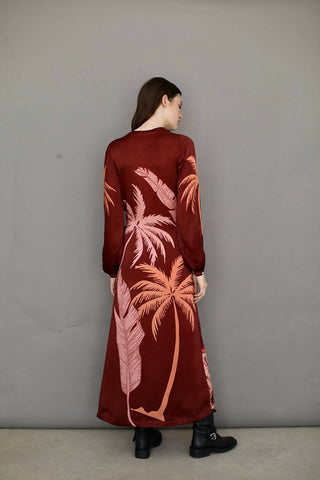 Las Sureñas - Lion Palms Long Dress
