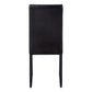Dining Chair Side Upholstered, For Dining Room (Set of 2) - Black