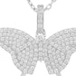Allyanna Gifts - Women's Moissanite Pave Butterfly Necklace