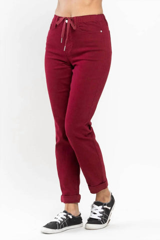 Judy Blue - High Waist Pull On Double Cuff Jogger