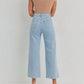 Just Black Denim - Cargo Pocket Wide Leg High Rise Jeans