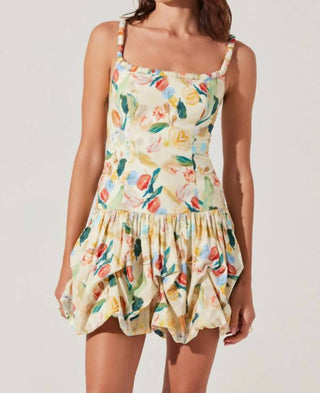 Astr - Keyla Bubble Hem Mini Dress