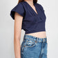 En Saison - Avery Poplin Top