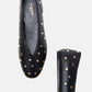 Le Monde Béryl - Women's Regency Slipper Studded Leather Flats