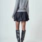 Endless Rose - Women's Crewneck Button Down Knit Top