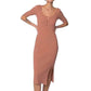 Nation Ltd - Haidee Heavy Rib Midi Dress