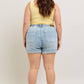 Judy Blue - High Waist Cuff Jogger Shorts - Plus