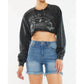 Kancan - Cheyenne High Rise Fray Hem Shorts Jeans