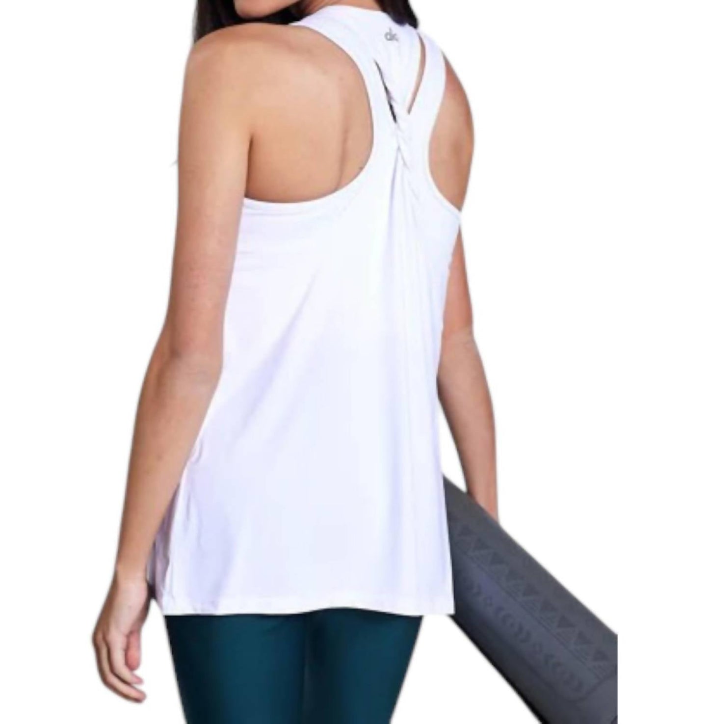 Alo Yoga - Don't Get It Twisted Raceback Tank Top