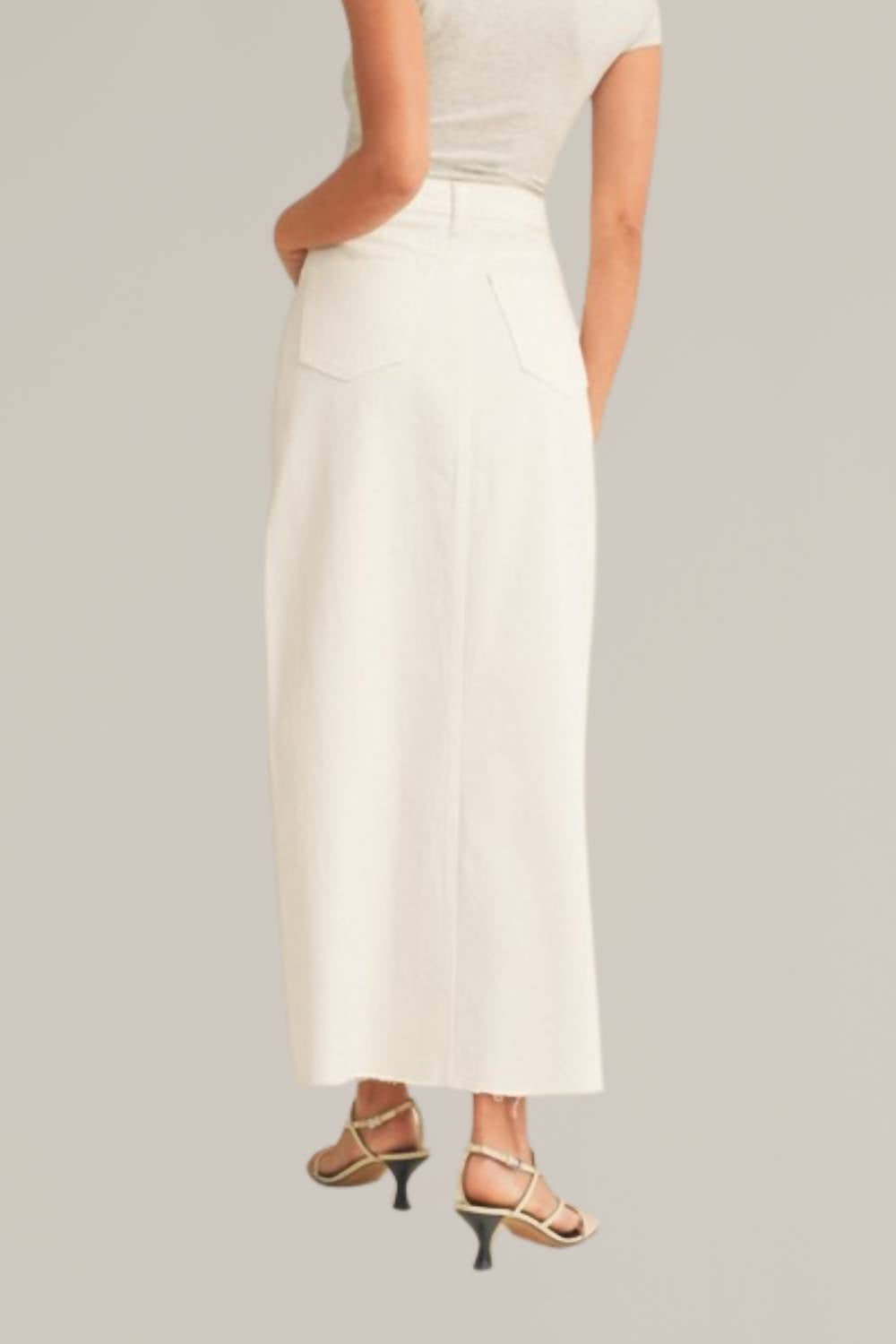 Jbd. - denim maxi skirt