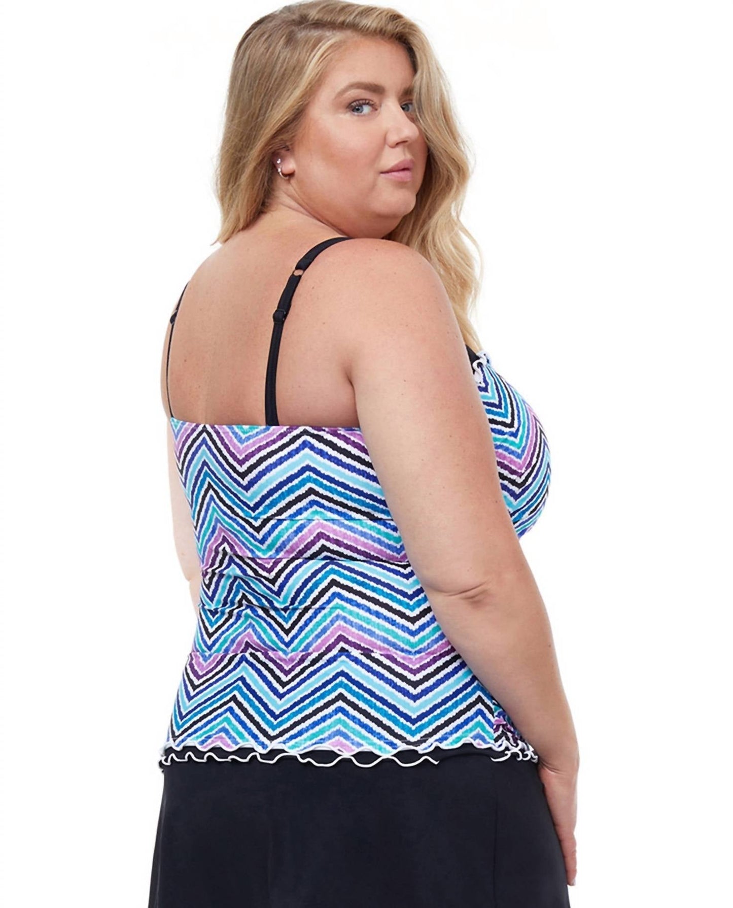 Profile By Gottex - Plus Size Sweetheart Underwire Tankini Top