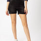 Kancan - High Rise Cuffed Hem Shorts