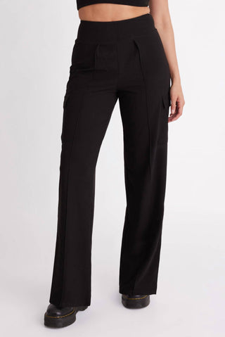 Wolven - Four-way Stretch Onyx Cargo Pant