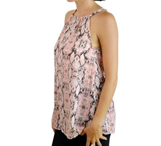 143 Story - Python Halter Tie Back Blouse