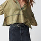 Free People - Jude Oversize Denim Pullover Top