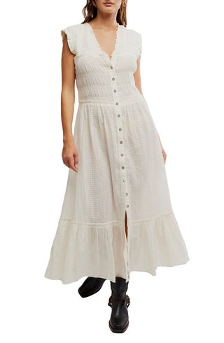 Free People - Desert Dazed Sleeveless Cotton Midi Dress