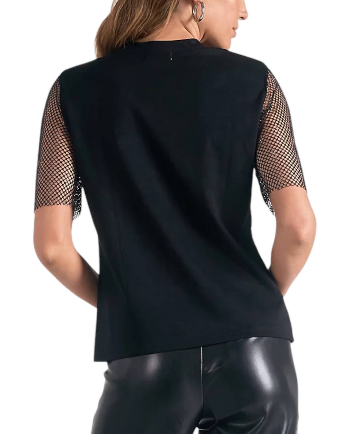 Elan - Mesh Sleeve Tee