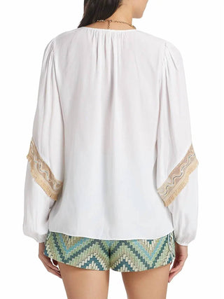 Ramy Brook - LAUREL EMBELLISHED BLOUSE