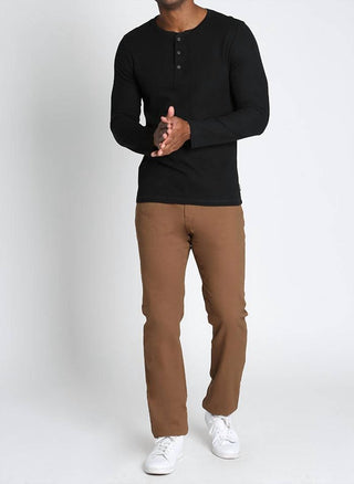 Jachs New York - Classic Waffle Henley Shirt