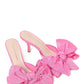 Loeffler Randall - Margot Rose Moiré Bow Mule